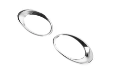 Накладки на противотуманки 2013-2018 (2 шт., нерж) для Ford Custom рр