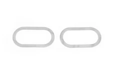 Хром повторювача поворотів (2 шт, нерж) для Skoda Citigo 2011- рр