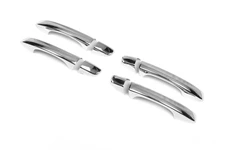 Накладки на ручки (4 шт, нерж) Carmos - Турецька сталь для Skoda Fabia 2014-2021 рр