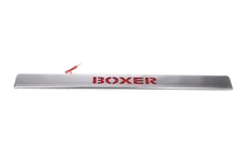 Хром планка над номером LED-червоний (нерж.) для Peugeot Boxer 2006-2025 рр