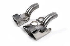 Насадки на глушник V1 (2 шт, нерж) для Range Rover Sport 2005-2013 рр