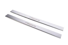 Накладки на пороги Carmos (2 дверна, нерж.) для Renault Megane III 2009-2016 рр