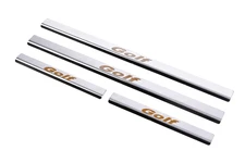 Накладки на пороги Carmos V1 (нерж) 2 дверний для Volkswagen Golf 6