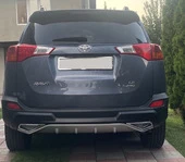 Накладка на задній бампер PZ415-X0462-00 (2013-2016) для Toyota Rav 4 рр