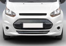 Накладки на передній бампер і решітку (4 шт, нерж) для Ford Connect 2014-2021 рр