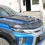 Комплект накладок на капот DRAGON (2019-2025, 3 шт) для Mitsubishi L200 рр