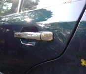 Накладки на ручки (4 шт, нерж) для Mercedes E-сlass W124 1984-1997 рр