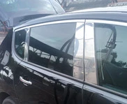 Накладки на стійки (нерж) для Peugeot 3008 2008-2016 рр