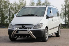 Кенгурятник WT01 (нерж.) для Mercedes Viano 2004-2014 рр