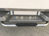 Задній захист Omsa (нерж) 70 мм для Mitsubishi L200 2015-2024 рр