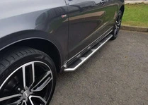 Бокові пороги OEM-V1 (2 шт., Алюміній) для Ауди Q3 2011-2019 рр