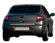 Кромка багажника (нерж.) HB, Carmos - Турецька сталь для Renault Megane II 2004-2009 рр