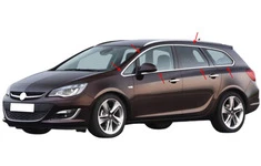 Повна окантовка стекол (Sport Tourer, 12 шт, нерж) для Opel Astra J 2009-2015 рр