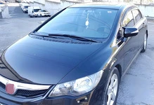 Накладки на дзеркала BMW-Style (2 шт) для Honda Civic Sedan VIII 2006-2011рр