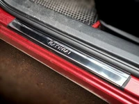 Накладки на пороги (Carmos V2, 4 шт, нерж.) для Nissan Qashqai 2007-2010 рр