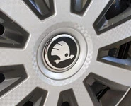 Наклейки на ковпачки 54мм (4шт) для Тюнінг Skoda