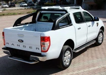Бокові пороги BlackLine (2 шт, алюміній) для Ford Ranger 2011-2022 рр