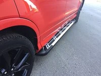 Бокові пороги Sunrise (2 шт., Алюміній) З пофарбованим листям на дверях для Ford Kuga/Escape 2013-2019 рр