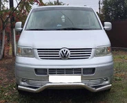 Нижня губа хвиля ST007 (нерж) для Volkswagen T5 Transporter 2003-2010 рр