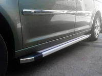 Бокові пороги Rainbow (2 шт., Алюміній) Максі база для Volkswagen Caddy 2004-2010 рр