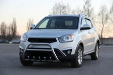 Кенгурятник WT003 (нерж.) для SsangYong Korando 2010-2019 рр