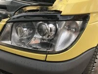 Війки (ABS, чорні) Чорний мат для Mercedes Sprinter W901/902/903/904/905 1995-2006 рр