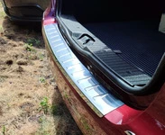 Накладка на задній бампер Carmos (нерж) для Mercedes A-сlass W169 2004-2012 рр