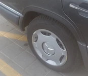 Накладки на арки 1989-1995 (4 шт, чорні, ABS-пластик) для Mercedes E-сlass W124 рр