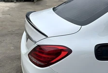 Спойлер LIP (Sunplex, чорний) (125,9см *6см) для Mercedes C-сlass W205 2014-2021рр