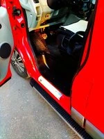 Бокові пороги Maya (2 шт., Алюміній) Коротка база для Renault Trafic 2015- рр