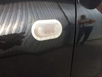 Обведення поворотника (2 шт, нерж) для Nissan Note 2004-2012 рр