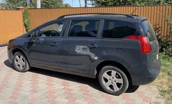 Рейлінги OmsaLine Solid (2 шт, чорні) для Peugeot 5008 2009-2016рр