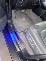 Поперечний багажник на інтегровані рейлінги під ключ (2 шт) сірий для Seat Leon 2013-2020 рр