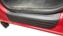 Накладки на пороги EuroCap (2 шт, ABS) для Volkswagen T5 2010-2015 рр