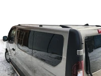 Рейлінги Хром Коротка, пластикові ніжки для Renault Trafic 2015- рр