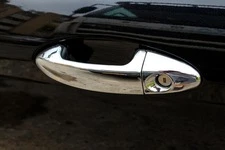 Накладки на ручки (4 шт., нерж.) OmsaLine - Італійська нержавійка для Ford Fiesta 2008-2017 рр