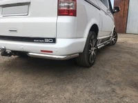 Задні куточки AK003 (2 шт., нерж) для Volkswagen T5 Multivan 2003-2010 рр