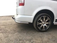 Задні куточки AK003 (2 шт, нерж) для Volkswagen T5 Transporter 2003-2010 рр