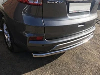 Задня дуга AK002 (нерж) для Honda CRV 2012-2016 рр