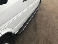 Бокові пороги Duru (2 шт., алюміній) Довга база для Volkswagen LT 1995-2006 рр