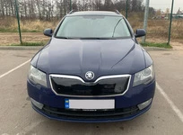 Зимова накладка на решітку (Верхня, 2013-2015) Глянцева для Skoda Superb рр