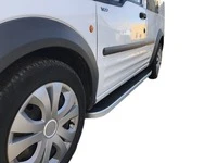 Бокові пороги Tayga (2 шт., Алюміній) Максі база для Ford Connect 2002-2006 рр