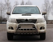 Кенгурятник WT002 (нерж.) для Toyota Hilux 2006-2015 рр