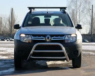 Кенгурятник WT022 (нерж) для Renault Duster 2008-2017 рр