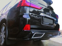 Накладка на торець заднього бампера (2016-2025, 2 шт) для Lexus LX570/450d