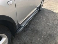 Бокові пороги Rainbow (2 шт., Алюм.) для Nissan Qashqai 2007-2010 рр