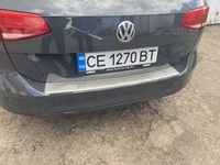 Накладка на задній бампер OmsaLine (нерж) SW (універсал) для Volkswagen Passat B8 2015-2023 рр