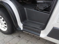 Накладки на дверні пороги EuroCap (2 шт, ABS) для Peugeot Boxer 2006-2025 рр