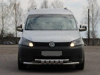 Передній вус Shark ST015 (нерж) для Volkswagen Caddy 2010-2015 рр