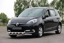 Передня дуга ST015 (нерж.) для Renault Scenic/Grand 2009-2016 рр